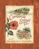 Caribbean Sunset Affiches par Daphne Brissonnet