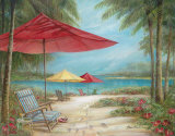 Relaxing Paradise I Art by Ruane Manning