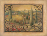 Visions of Tuscany II Print by Elaine Vollherbst-Lane
