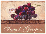 Sweet Grapes Kunstdruck von Steff Green