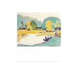 Park Landscape in Dresden, c.1910 Posters by Ernst Ludwig Kirchner