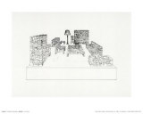 Living Room I, c.1980 Prints by Hans Dieter Schaal
