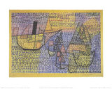 Steamboat and Sailing Boats, c.1931 Prints by Paul Klee