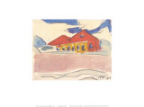 House on the Beach, c.1910 Prints by Max Pechstein