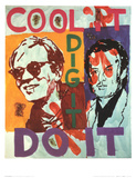 Untitled , Heavy Burschi with Warhol, c.1989-90 Affiches par Martin Kippenberger