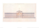 Cast Iron and Glass Industrial Pallet for the Champs-Elysees, Main Facade, c.1852 Arte por Jakob Ignaz Hittorff Cast Iron and Glass Industrial Pallet for the Champs-Elysees, Main Facade, c.1852 Arte por Jakob Ignaz Hittorff