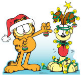 Garfield Christmas Stand Up