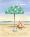 Seashells by the Seashore Póster por Katharine Gracey