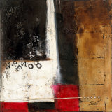 Red Contemporary IV Prints by Patricia Quintero-Pinto