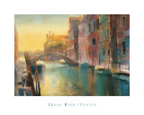 Rio di San Trovaso Posters par Cecil Rice