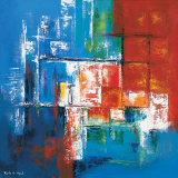 Colors of Love Kunstdruck von Roula Ayoub