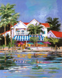 Beach Resort I Prints by Jane Slivka