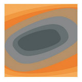 Hot Rock Póster por Uberg & Trigg Hot Rock Póster por Uberg & Trigg