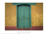 Turquoise Lintel, San Juan Ostuncalco, Guatemala Posters by Jeffrey Becom
