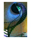 Currituck Light stairs 1 Photographic Print by Frank Tozier