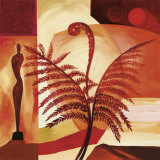 Fiddle Ferns II Art by Alfred Gockel