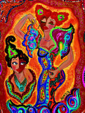 Les Flamencas Posters by B. Ingrid