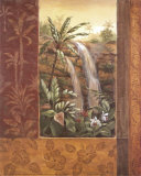 Tropical Waterfall I Prints by Vivian Flasch