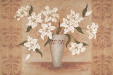 White Lilies Poster by Jane Carroll