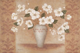 White Anemones Affiches par Jane Carroll