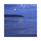 Moon and Beach Posters by Jo Crowther