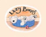 Lazy Bones Poster von Kate Mawdsley