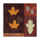 Amber Leaves I Affiches par Max Carter