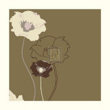 Golden Poppy I Affiches par Kate Knight