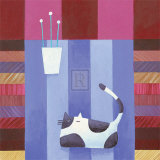 Purrfect World Plakat av Lisa Berkshire