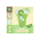 Kiwi Spritzer Affiches par Sophie Harding