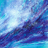Deep Blue I Poster van Alex Jawdokimov Deep Blue I Poster van Alex Jawdokimov