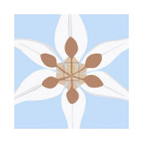 Blue Blush Prints by Emily Burrowes