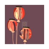 Poppy Pods Kunst av Emily Burrowes