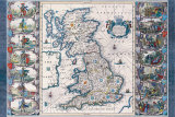 Antique Map, Britannia, c.1646 Prints by Joannes Jansson