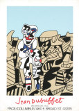 Inspection of the Territory Serigrafi af Jean Dubuffet