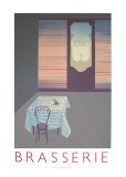 Brasserie Serigraph by Perry King