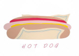 Hot Dog Serigrafía por Perry King