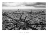 Paris, l'Etoile Vue du Ciel Print by Guillaume Plisson