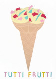 Tutti Frutti Sérigraphie par Perry King