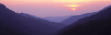 Sunset, Great Smoky Mountains National Park, Tennessee, USA Photographie par Panoramic Images 
