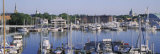 View of Yachts in a Bay, Annapolis MD Naval Academy and Marina, Annapolis, USA Photographic Print by Panoramic Images 