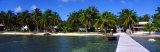 View of Beachfront from Pier, Caye Caulker, Belize Photographic Print by Panoramic Images 