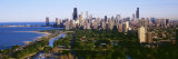 Aerial View of Skyline, Chicago, Illinois, USA Photographic Print by Panoramic Images 