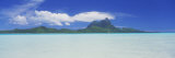 Boat in the Ocean, Bora Bora, French Polynesia Photographic Print by Panoramic Images 