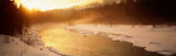 Frozen River, BC, British Columbia, Canada Photographic Print by Panoramic Images 