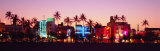 Night, Ocean Drive, Miami Beach, Florida, USA Photographic Print by Panoramic Images 