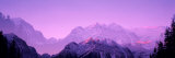 Twilight, Mountains, Mountainscape, Banff National Park, Alberta, Canada Photographic Print by Panoramic Images 