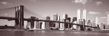 Brooklyn Bridge, Hudson River, New York City, New York State, USA Photographic Print by Panoramic Images 