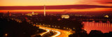 Sunset, Aerial, Washington DC, District of Columbia, USA Photographie par Panoramic Images 