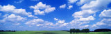 Cumulus Clouds with Landscape, Blue Sky, Germany, USA Photographie par Panoramic Images 